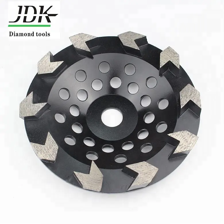 JDK diamante seta rebolo, disco abrasivo, roda copo de diamante para pedra para concreto com 22,23mm ou 5/8 ''-11 ,M14