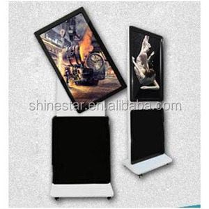 Da 55 pollici da solo con schermo girevole LED LCD di rete wifi segnaletica video loop monitor con rete WIFI 4G Android - Product Image 1