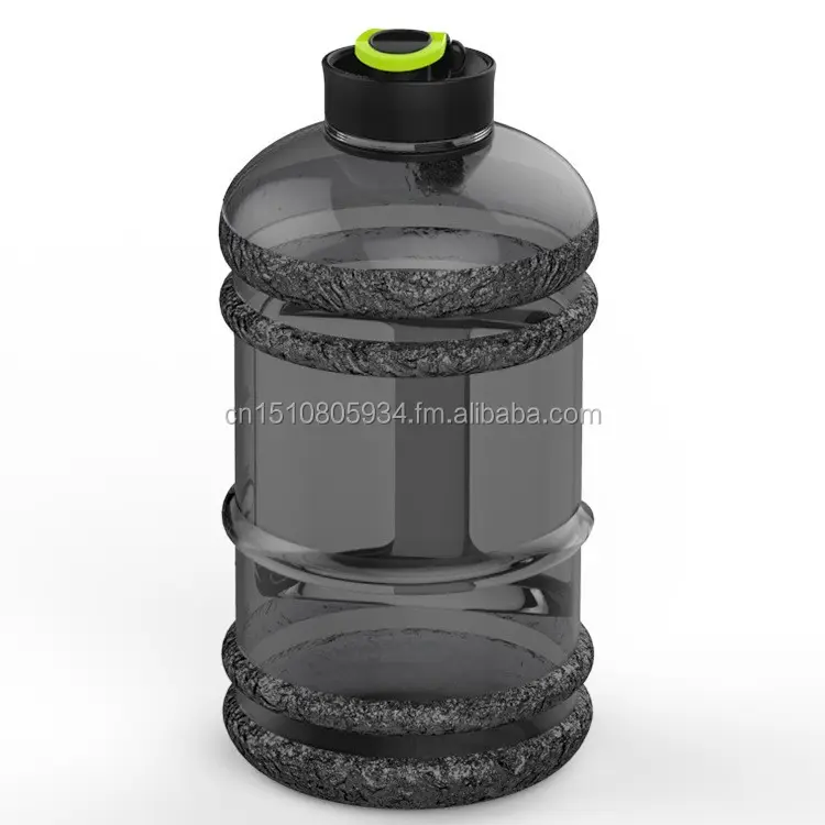 74oz BPA-मुक्त पुन: प्रयोज्य प्लास्टिक की पानी की कटोरे Leakproof हाइड्रो बोतल 2.2L बड़े खेल के साथ आधा गैलन पानी की बोतल संभाल