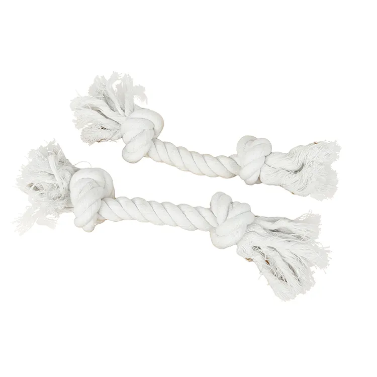 Pets Dogs Pet Supplies Pet Dog Puppy Cotton Chew Knot Toy Durable Braided Bone Rope Funny Tool
