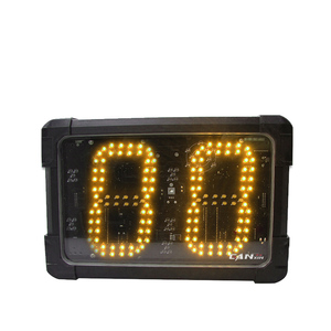 Commercio all'ingrosso grande numero digitale 7 segmento 2 cifre contatore LED 0-99 secondi conto alla rovescia 24s orologio da tiro per il basket - Product Image 5