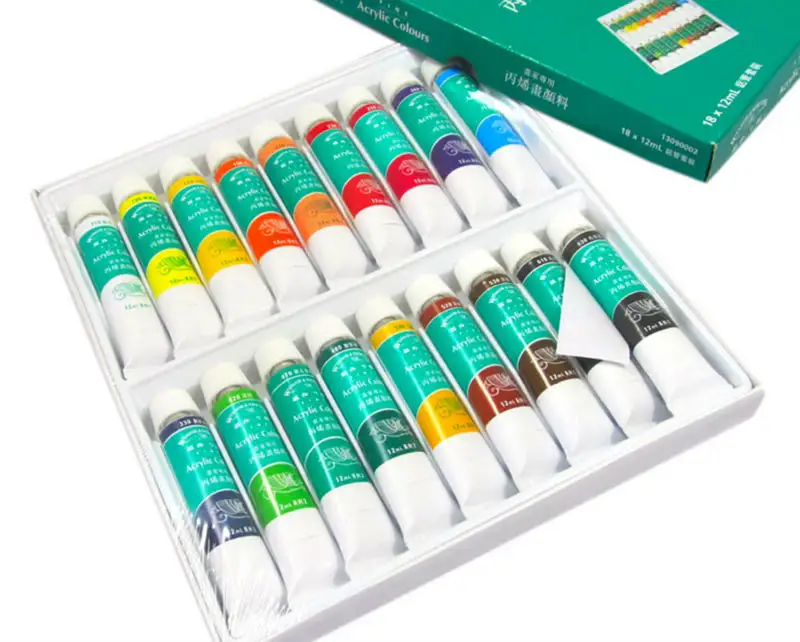 18 colores pinturas de acrílico pintura de uñas de Arte para uñas y dibuja pintura productos de belleza de alta calidad de la venta al por mayor 275