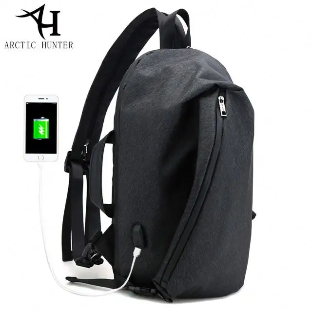 ARCTIC HUNTER borse per laptop Casual Vintage per adulti borsa a tracolla con ricarica USB per uomo zaino antifurto per scuola donna