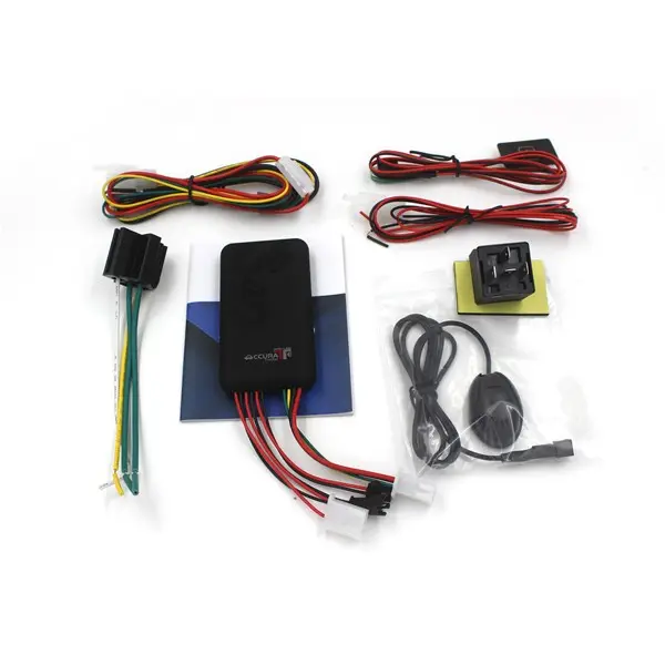 Gps tracker con corte de motor de plataforma gratuita, rastreador de vehículo preciso, manual gt06