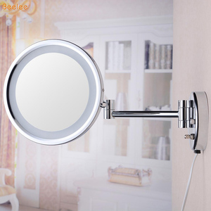 Beelee M1308TF 壁挂式 <span class=keywords><strong>LED</strong></span> 点燃化妆化妆品浴室放大镜