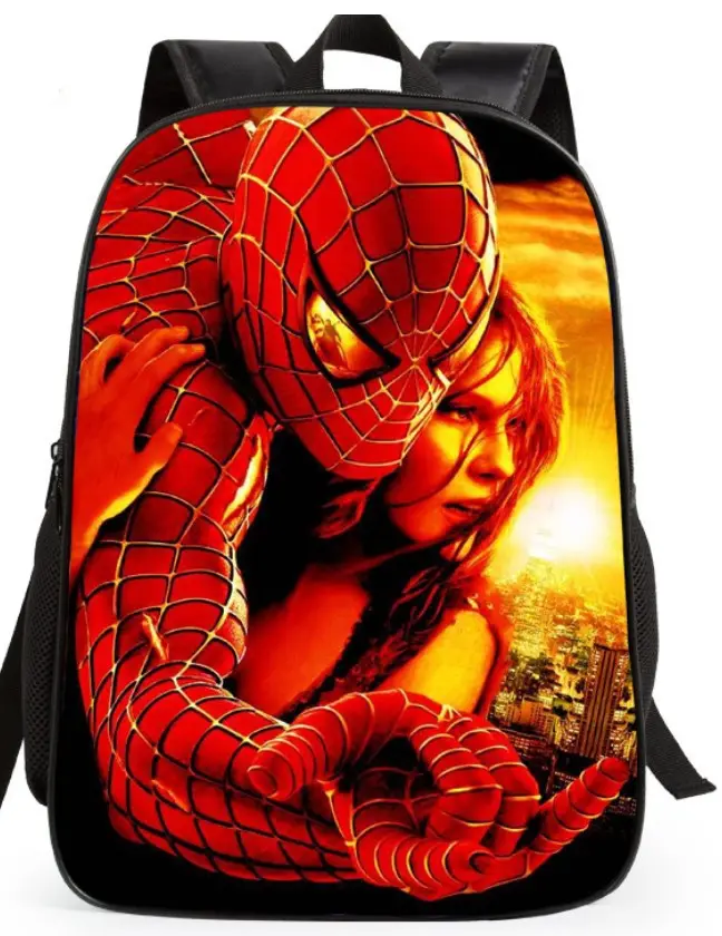 Marvel Amazing Cartoon Spiderman School Backpack for Boys Girls Book Bag