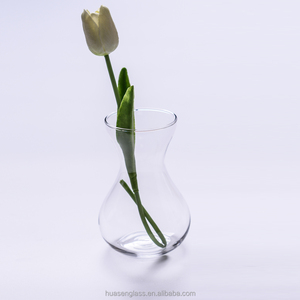 แก้วดอกไม้เรือไฮโดรโพนิผักตบชวาแจกันแก้ว - Product Image 4