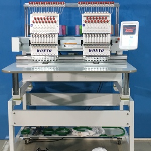 Topwisdon 10&quot; Touch Panel Auto Working Embroidery Machine 10 Year Quality Warranty Suit for Fashion Clothes Design Shop - Product Image 1