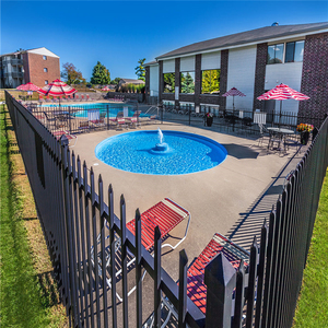 Outdoor <strong>Deck</strong> Bronze Color Aluminium Balustrades <strong>Handrails</strong> Stair <strong>Railing</strong> Types - Product Image 5