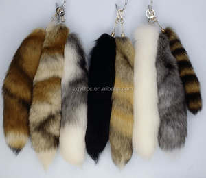 Porte-clés de fourrure <span class=keywords><strong>Fox</strong></span> / Porte-clés en <span class=keywords><strong>queue</strong></span> de renard / <span class=keywords><strong>queue</strong></span> en fourrure en fourrure - Product Image 6