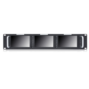 Triplo 5 "2RU 800*480 Transmissão LCD Montagem Em Rack Monitor com 3G-SDI, <span class=keywords><strong>HDMI</strong></span>, entrada <span class=keywords><strong>AV</strong></span> e saída T51