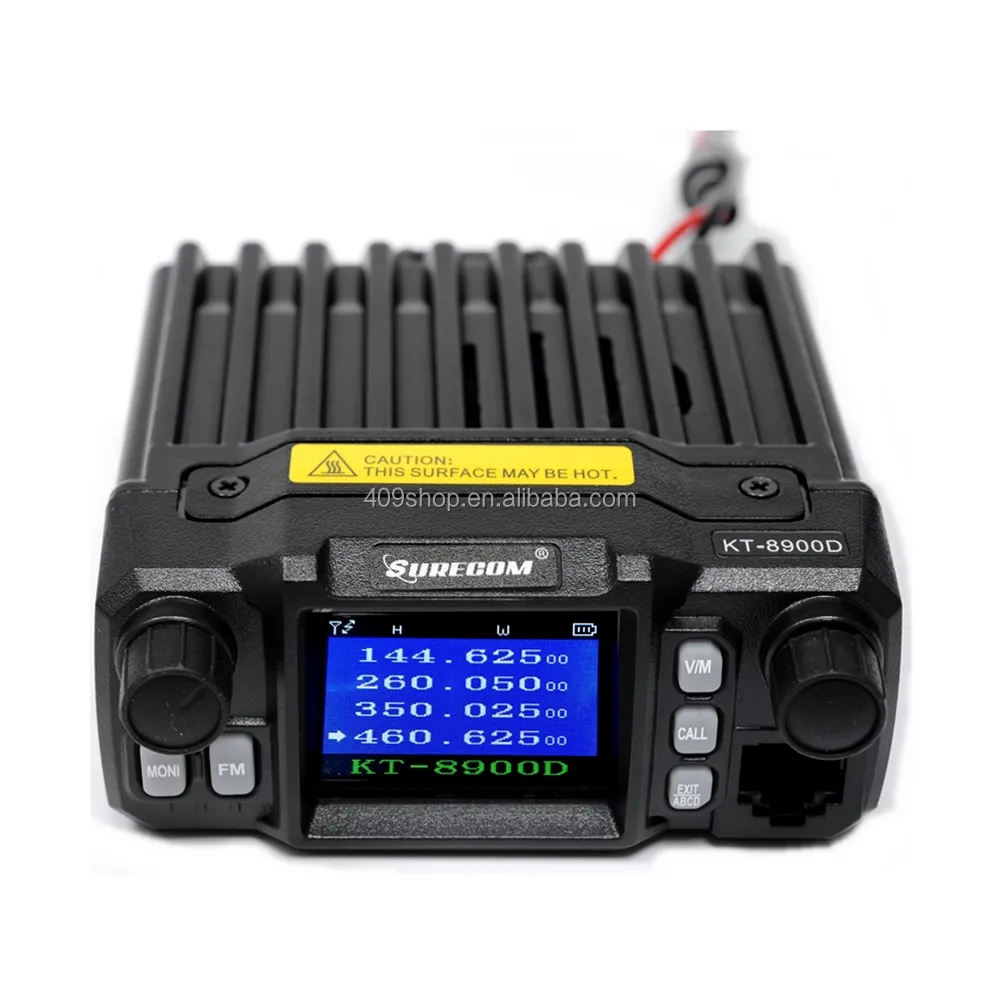 SURECOM KT-8900D Quad Band 136-174/220-260/350-390/400-480 Mini Color Screen Car Mobile Radio