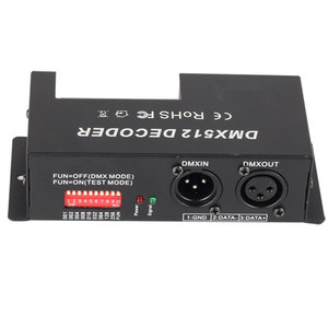 3 Kanal 30A RGB DMX 512 LED Decoder Controller DMX Dimmer Verwendung für DC12-24V RGB LED-Streifen