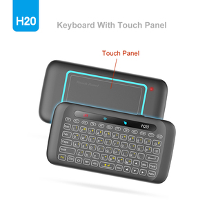 Acemax H20 Mini <strong>Keyboard</strong> and Touchpad Remote IR Learning <strong>Function</strong> Power Button and Backlit - Product Image 6
