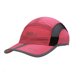 非構造化ドライフィット折りたたみポリエステルランニングキャップスポーツ野球帽 - Product Image 2