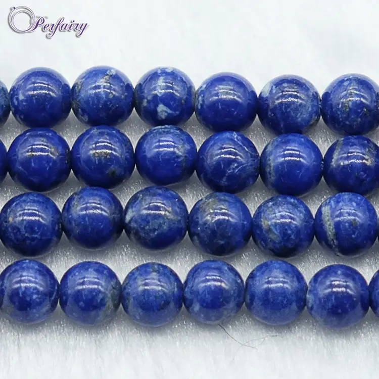 Vendita calda di tendenza naturale pietre preziose perle di grandi dimensioni lapis lazuli naturali pietre per fare dei monili