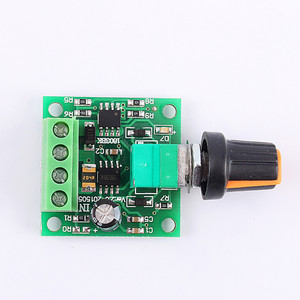 ミニチュアPWMスピードコントローラーDC1.8-12V DCモーター0 ~ 100% 調整可能ドライブモジュール入力2A PWM DCモータースピードレギュレーター - Product Image 2