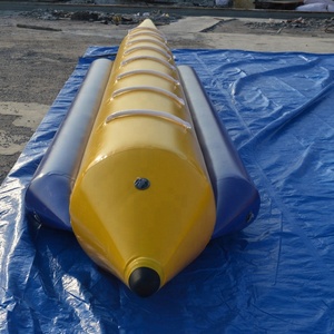 האחרון שיגעון מתנפח מים משחקי עמיד מתנפח PVC בננה סירת למכירה