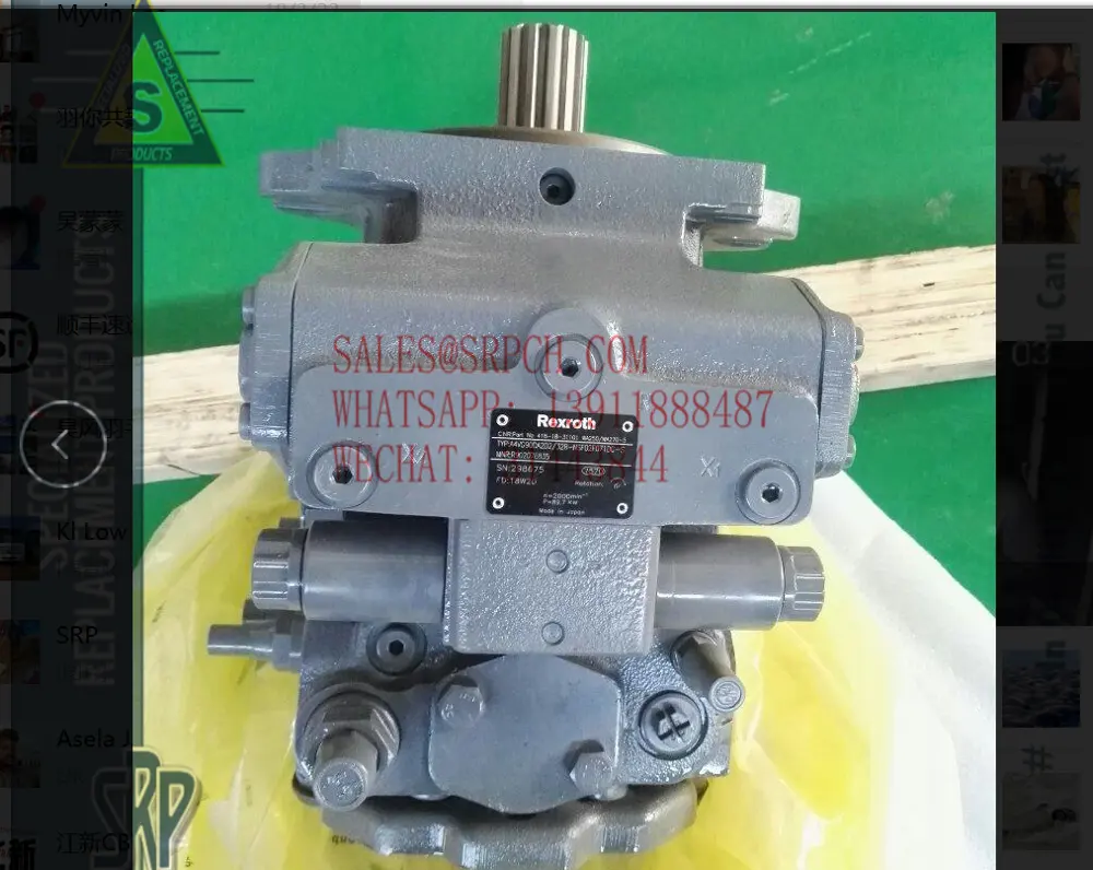 418-18-31101 WA250-6 HYDROSTATIC TRANSMISSION PUMP