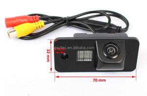 Park yardımı sistemi CCD araba dikiz kamera yedekleme ters kamera için Audi A3 A4 A5 RS4 kılavuz hattı gece görüş ile - Product Image 3