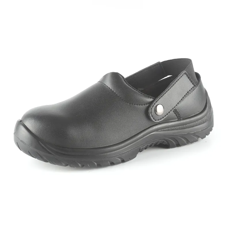 Anti Slip Oil Resistant Respirável Segurança de Trabalho Chef Shoes Limpo tamancos chinelos toe aço verão sapatos de segurança sapatos de cozinha
