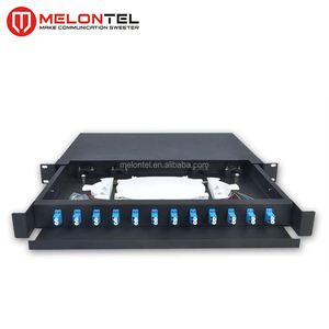 MT-1006-SC yüksek kalite 19 "Network dolabı montaj tipi SPCC 1U tam yüklü 12 24 çekirdek ODF SC A/PC adaptörü ve Pigtails ile - Product Image 2