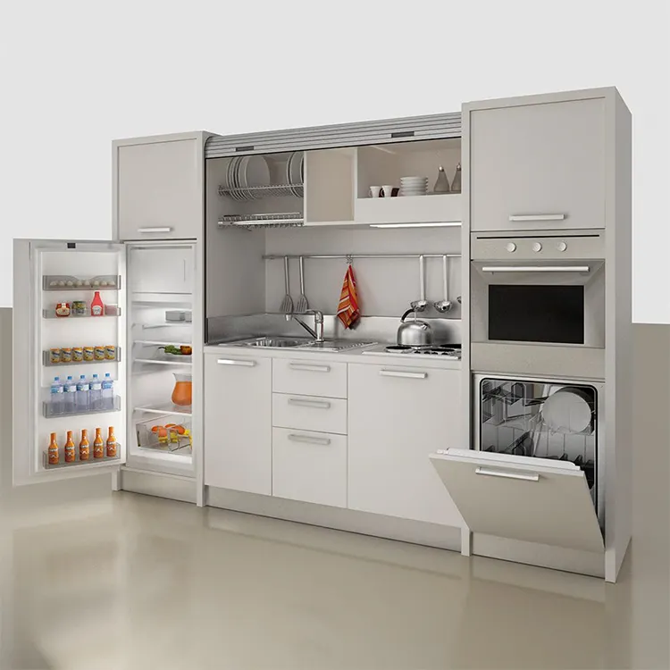 Armoires de cuisine haut de gamme fabriquées en chine mini kitchenette