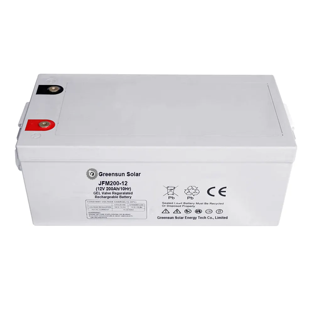 De alta calidad de ácido de plomo acumulador 12 v 200ah 20hr de almacenamiento de la batería de GEL para UPS