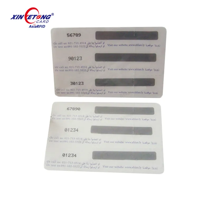PVC/กระดาษ Scratch บัตรเติมเงินโทรศัพท์การ์ด CMYK การพิมพ์ผู้ผลิต