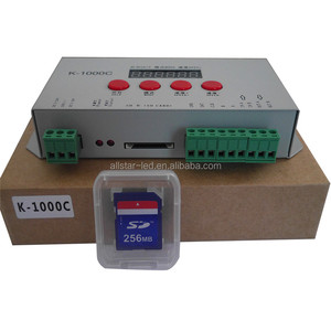 LED RGB Controller T1000S SD-Karte Pixel Controller, für WS2801 WS2811 WS2812B LPD6803 LED 2048 DC5 ~ 24V - Product Image 4
