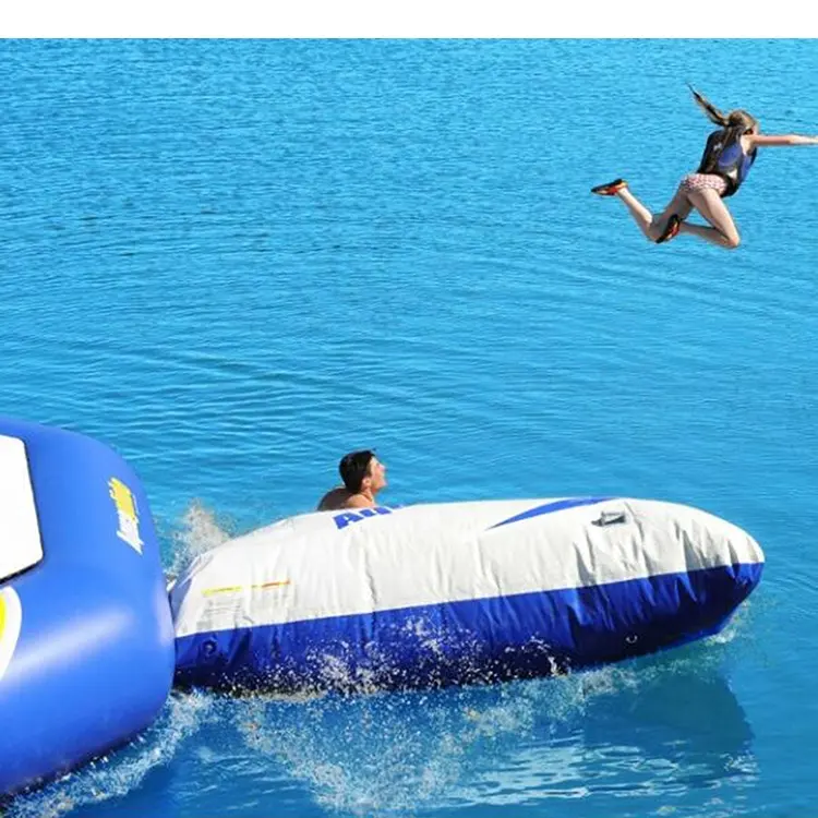 गर्म बेच उच्च गुणवत्ता Inflatable झील खिलौने Inflatable पानी गुलेल बूँद पानी पार्क के लिए पानी के खेल