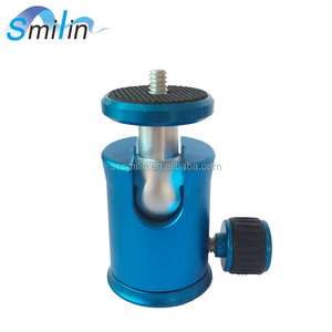 Vít Màu Xanh Nhôm Nặng Nhiệm Vụ Bóng Đầu Gắn 360 Độ Xoay 1/4 M6 Nam Túi Bong Bóng Chân Máy Ảnh 5KG Max GUA - Product Image 2