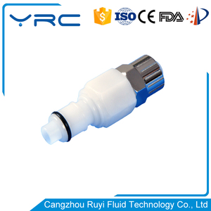 3/8 "nhựa không có van ngắt kết nối nhanh chóng trong phù hợp - Product Image 4