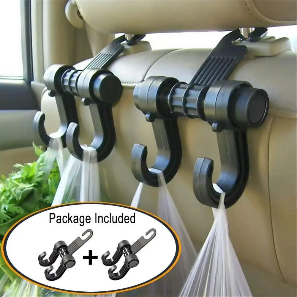 Multi-purpose Car Back Seat Headrest Hanger / Auto Car Seat Organizer Bag Hook Holder