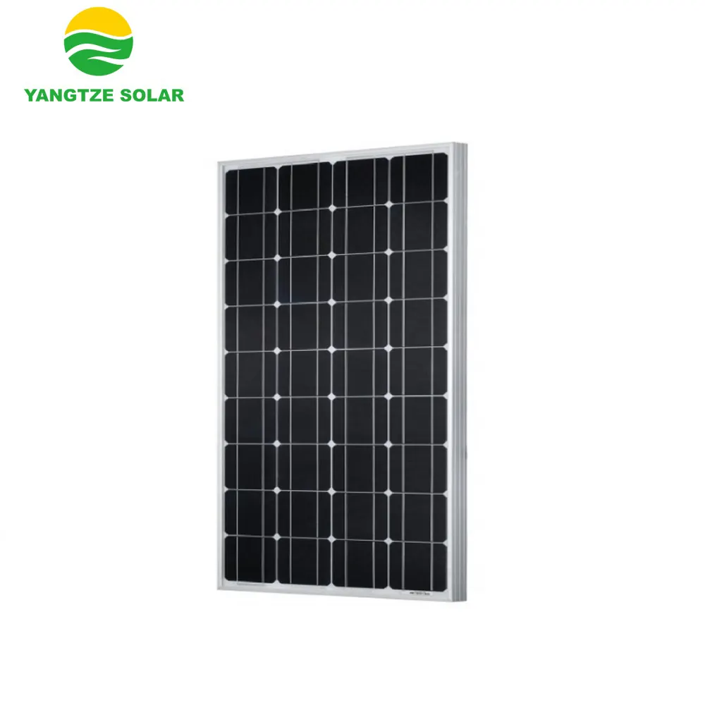 Dương tử Thương Hiệu Monocrystalline 90 Wát 100 Wát 110 Wát năng lượng mặt trời power panel cho cắm trại