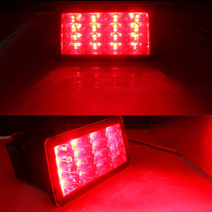 F1 stil LED stroboskop arka sis lambası kiti 2011-up için Subaru WRX STi Impreza XV LED arka sis, tail/fren 12V kırmızı