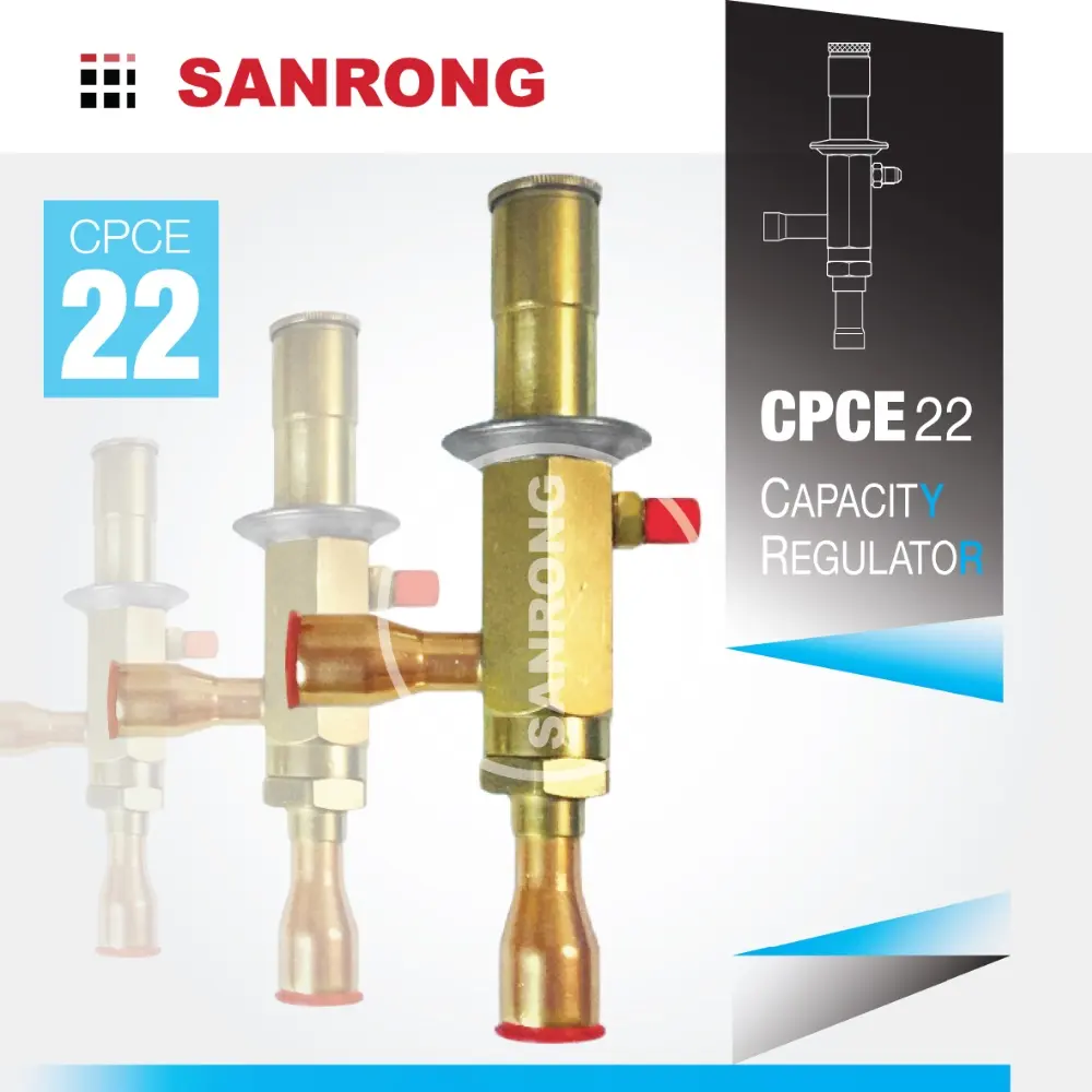 Sanrong — régulateur de pression de dérivation de gaz chaud CPCE 22, régulateur de capacité de compresseur, Valve d'extension de pression automatique à constante