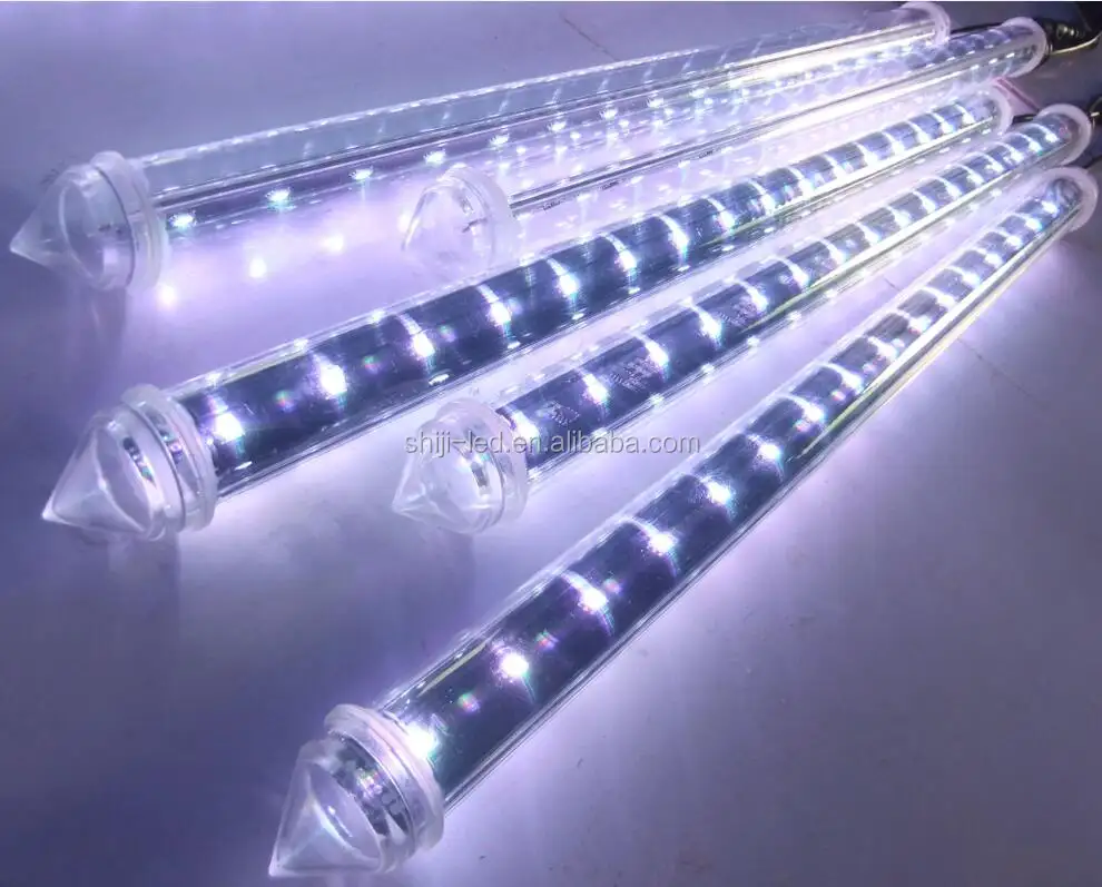 Effets de lumière Led sur Tube météores, vagues d'eau colorées DMX RGB pixels