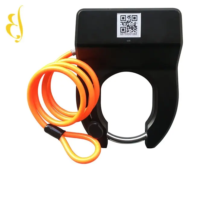 public sharing bicycle docking station QR code app control RFID Alarm GPS GPRS street bike cable horse shoe lock