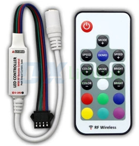 Mini HA CONDOTTO Il Regolatore A Distanza di RF Regolatore di RGB Lampeggiante Regolatore di Luce a LED Per Il Modulo Led