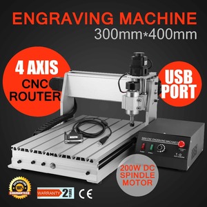 <strong>CNC</strong> <strong>Router</strong> Machine 4 Axis 3040T Engraving Machine with USB Function <strong>CNC</strong> <strong>Router</strong> 300mm X <strong>400mm</strong> <strong>Router</strong> Engraver Milling Machine - Product Image 3