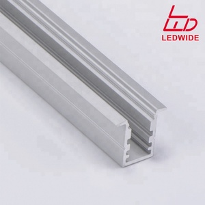 Dar genişliği yüksek gömme <span class=keywords><strong>led</strong></span> lineer ışık şerit alüminyum kanalı 8mm veya daha az