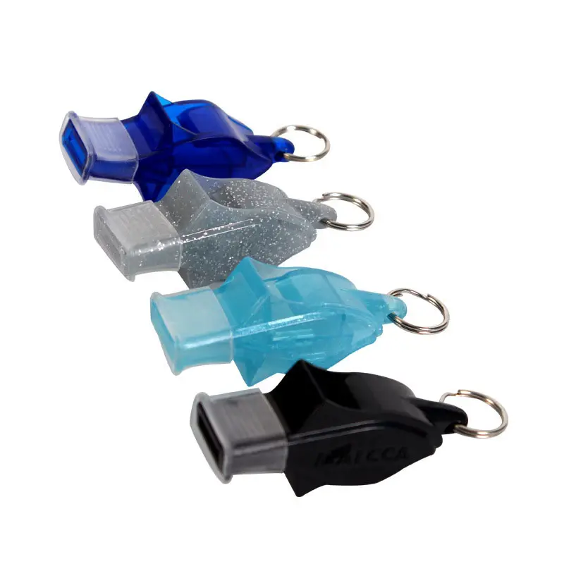 Dophin Shape Plastic Light Whistle Soccer Basketball Referee Whistle