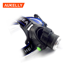 Aukelly חיצוני עמיד למים Zoomable <span class=keywords><strong>LED</strong></span> אינפרא אדום חיישן פנס נטענת חיישן <span class=keywords><strong>led</strong></span> headtorch חיישן אולטרה בהיר פנס