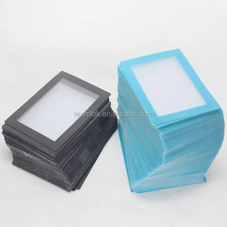 Riutilizzabile Autoadesivo di Plastica PVC Cornice per 8.5x11 Pollici di Carta Personalizzato Auto Adesivo Photo Frame