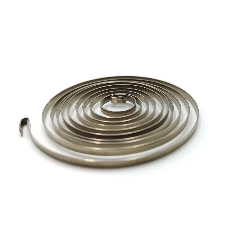 Plat personnalisé volute spirale bimétallique bobines ressorts, thermomètre bimétallique bobine pour thermique
