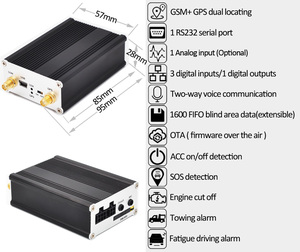Rfid 阅读器温度传感器燃油液位监测车辆 GPS 跟踪器 G200 用于车队管理 - Product Image 2