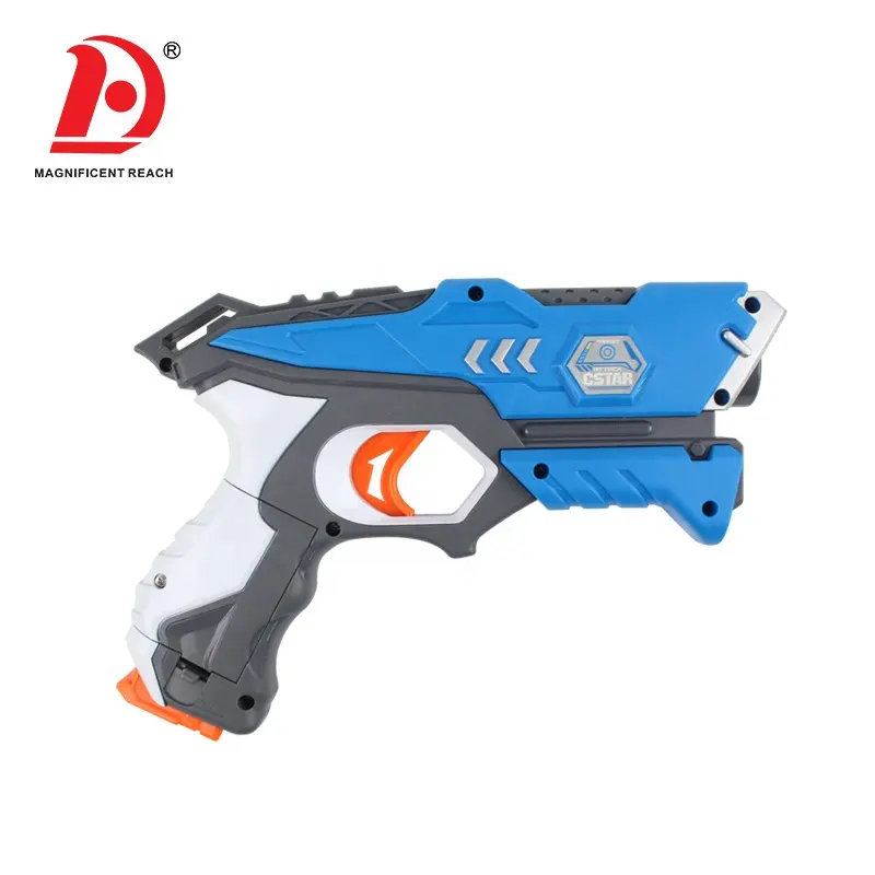 HUADA 2023 2pcs Shantou Crianças Tiro Jogo Jogar Eletrônico Lazer Toy Gun Set com Linha USB