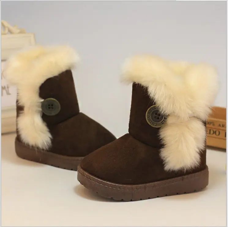 Botas de invierno duraderas y cómodas para niños, zapatos estampados con animales