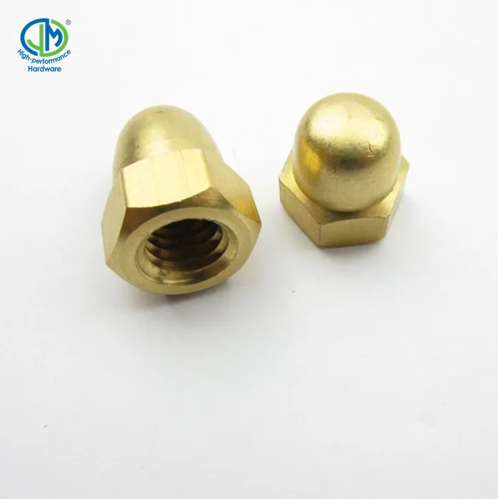 Factory stock wheel round Metric din986 hex domed furniture cap nut